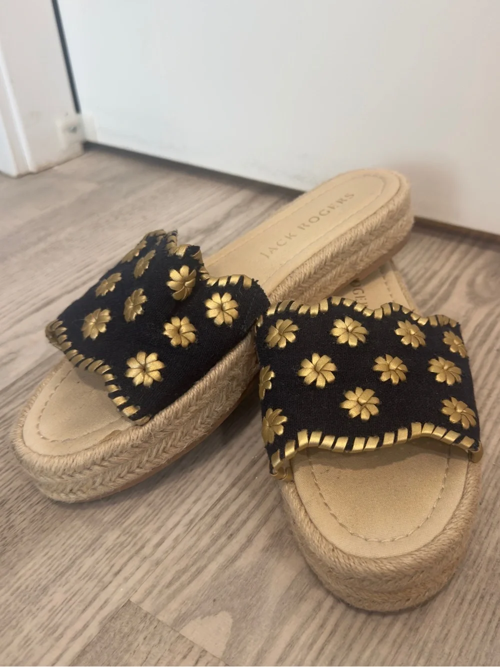 Jack Rogers Navy Slide Espadrille